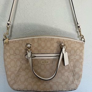 Authentic Coach Signature Satchel Purse